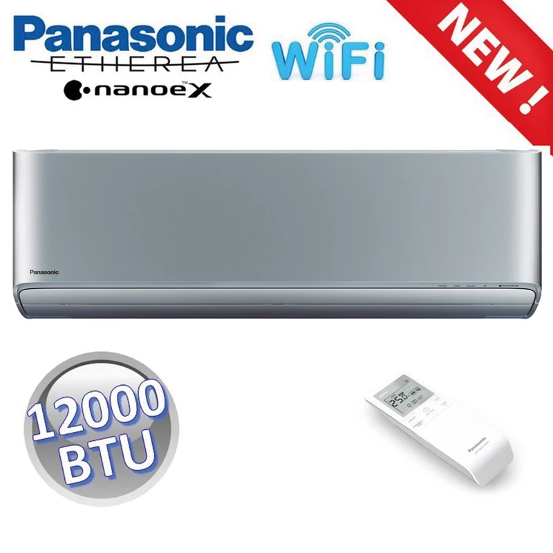 Unité intérieure Panasonic ETHEREA Z 12 000 BTU argent R32 Wi-Fi NanoeX — CS-XZ35ZKEW
