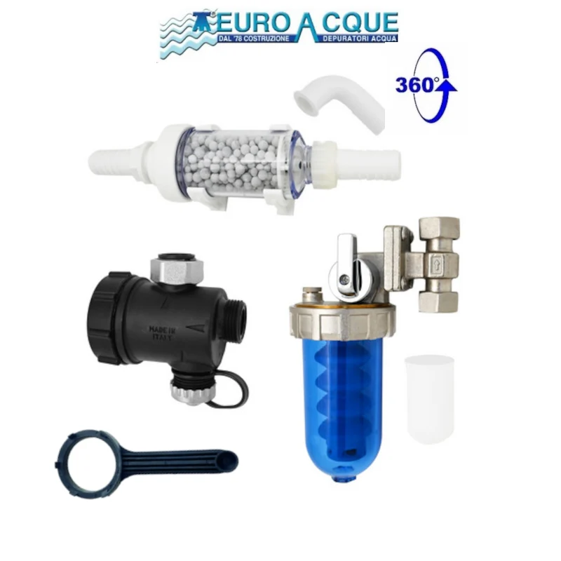Kit de protection pour chaudière ECO avec séparateur de saletés, distributeur et neutralisateur - Euroacque