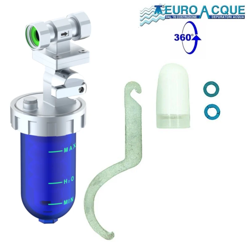 Pompe doseuse proportionnelle à haut débit DIMA 1/2", adoucisseur d'eau au polyphosphate - Euroacque