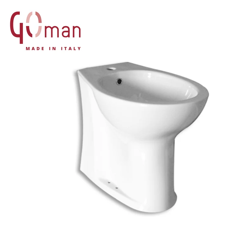 Goman OPEN, bidet mural de 47 cm de haut pour personnes âgées handicapées