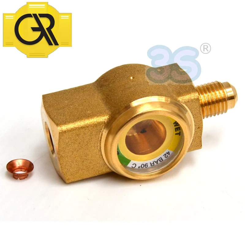 Indicateur de liquide et d'humidité 1/4'' SAE mâle femelle Gar SPU-2MF
