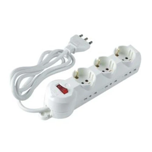 Multiprise Trix avec interrupteur universel Schuko à 9 ports