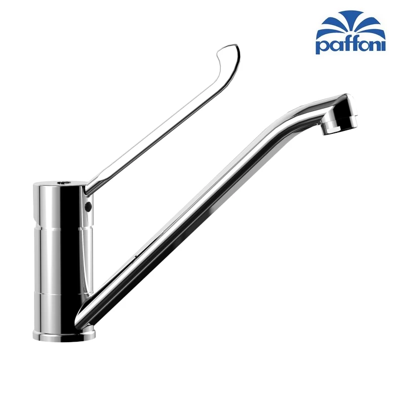 Mitigeur d'évier de cuisine RED PAFFONI avec levier ergonomique RED303CR