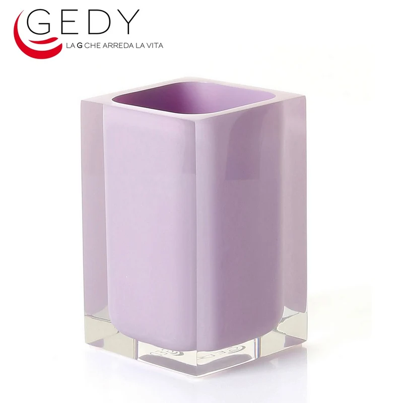 Porte-brosse à dents arc-en-ciel lilas