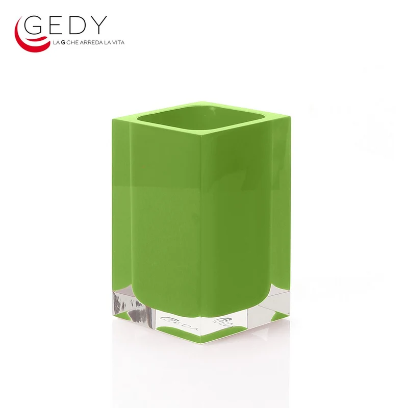 Porte-brosse à dents RAINBOW vert acide