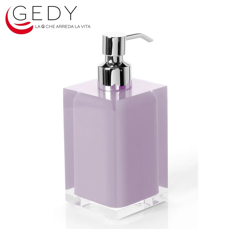 Distributeur de savon en métal RAINBOW couleur lilas