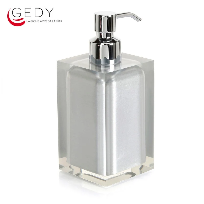 Distributeur de savon en métal RAINBOW gris