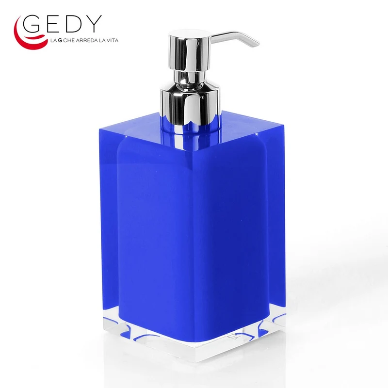 Distributeur de savon en métal RAINBOW bleu