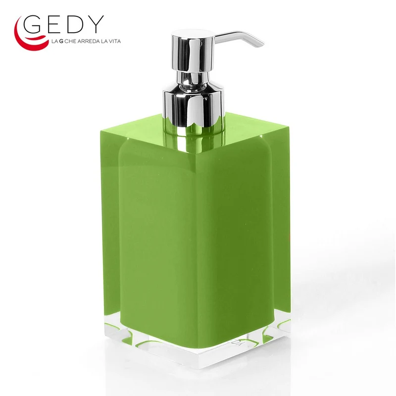 Distributeur de savon en métal vert acide RAINBOW