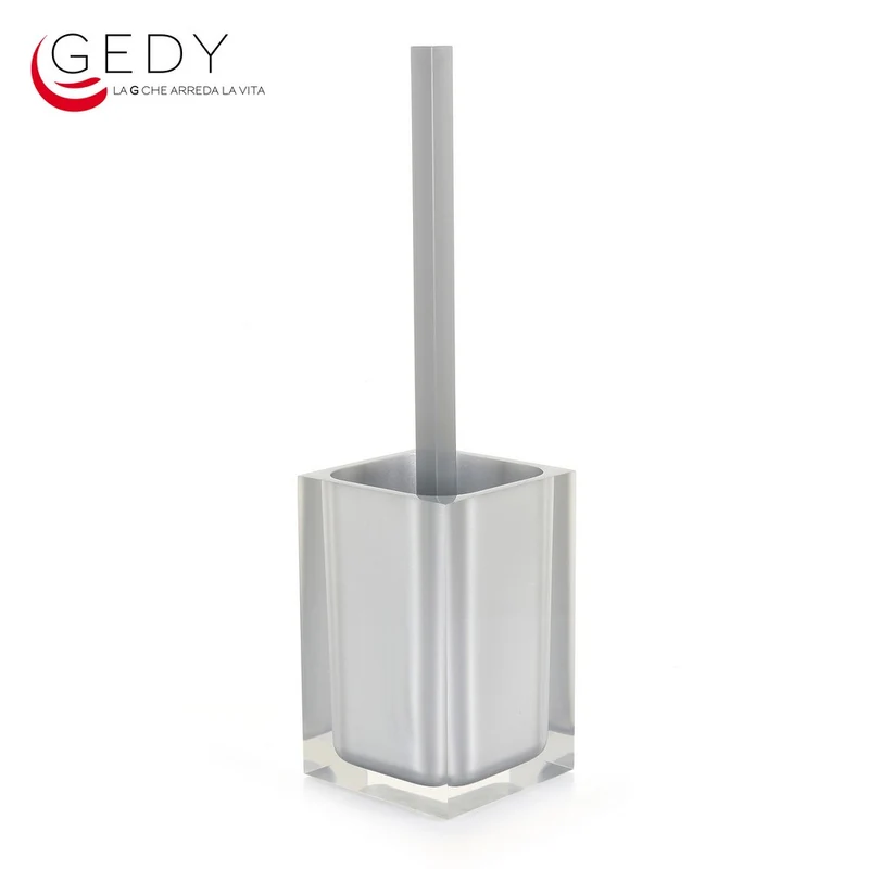 Brosse de toilette grise ARC-EN-CIEL