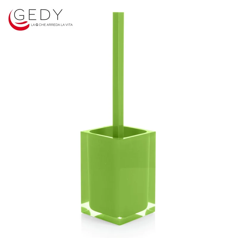 Brosse de toilette RAINBOW vert acide