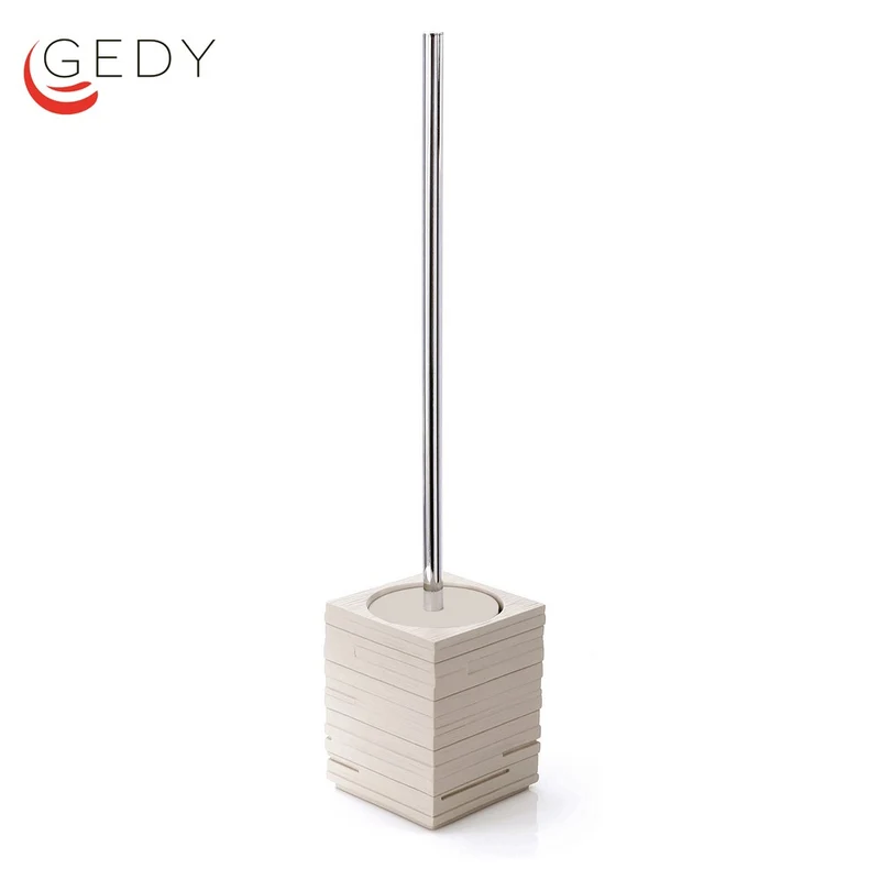 Brosse de toilette Gedy Quadrotto Gris tourterelle