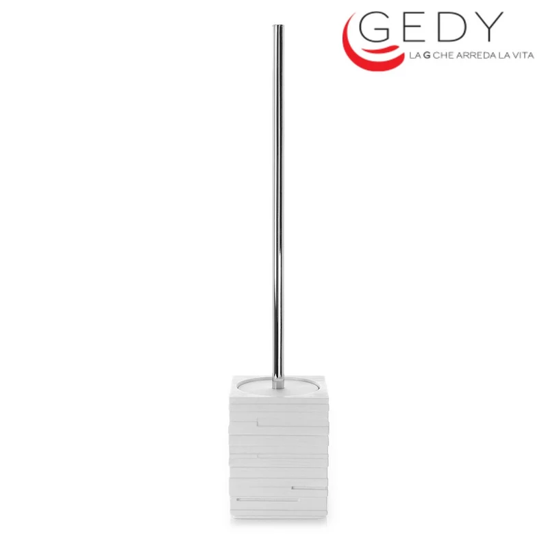 Brosse WC Quadrotto Blanc Gedy