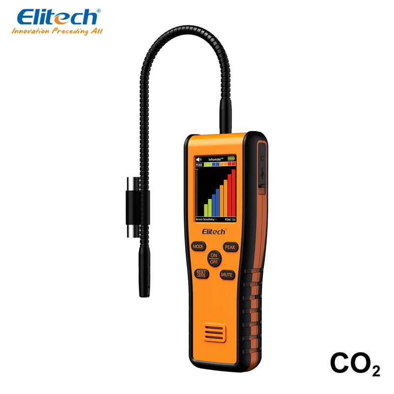 Elitech - Détecteur de fuites de dioxyde de carbone CO2