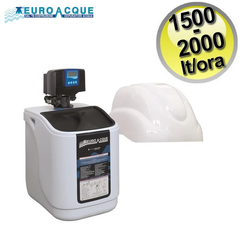 Adoucisseur d'eau numérique volumétrique auto-désinfectant, 1500-2000 l/h