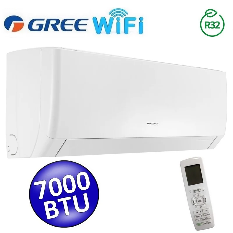 Unité intérieure Gree PULAR WiFi 7000 BTU 2,0 kW R32 pour système multi-composants (GREE10156)