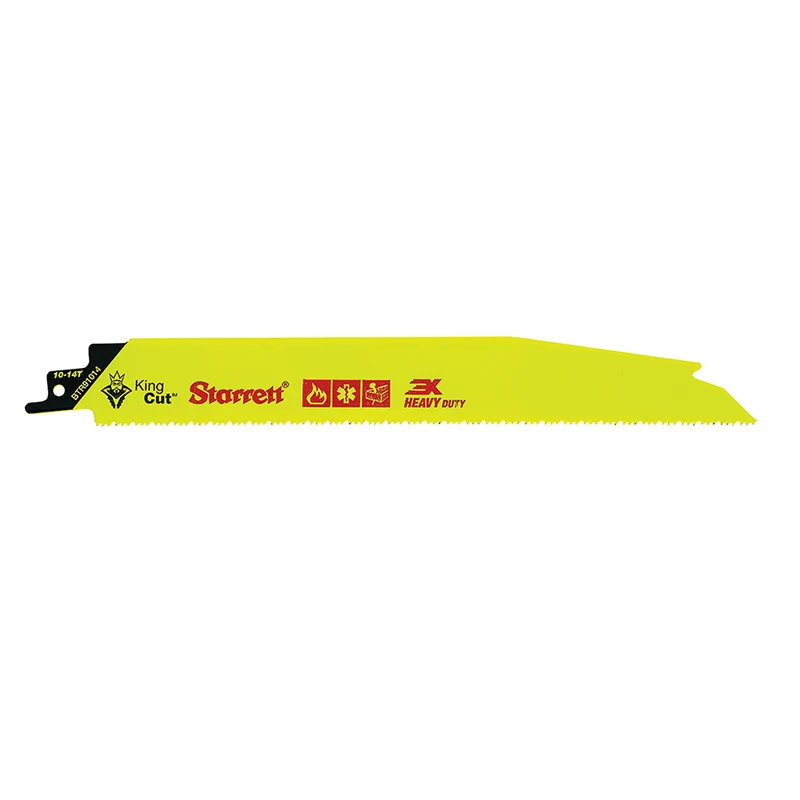 Scie alternative STARRETT KING CUT DEM, lot de 5, pour la coupe du métal, 230 mm, 10-14 dents par pouce.