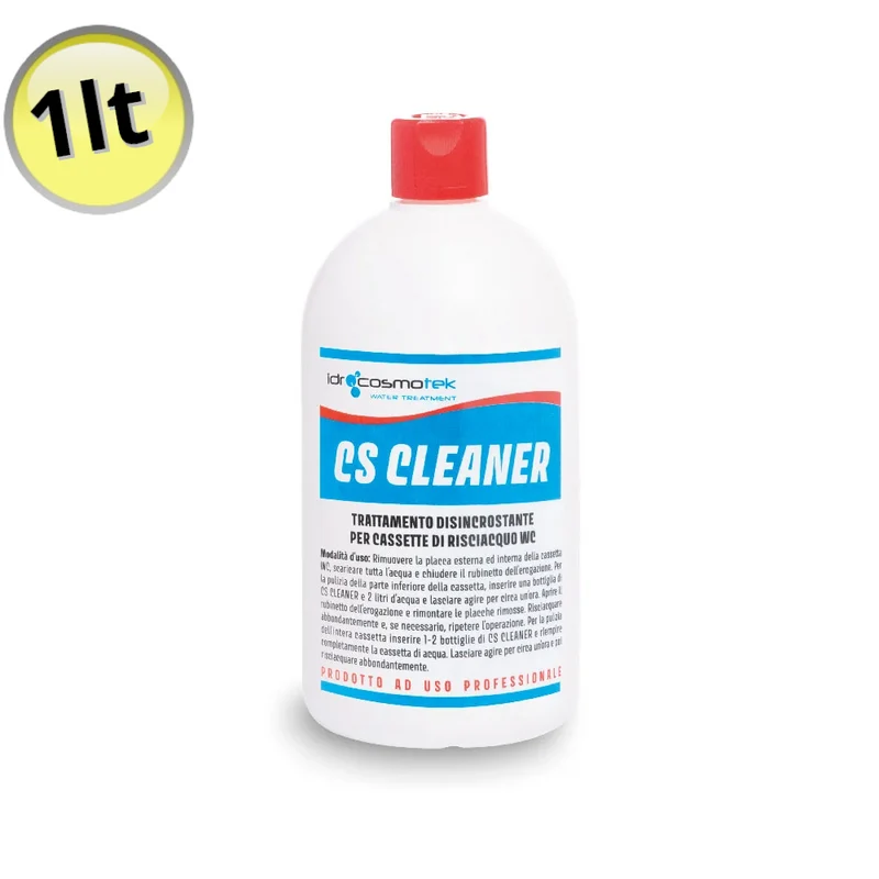 Traitement détartreur CS CLEANER pour réservoirs de chasse d'eau