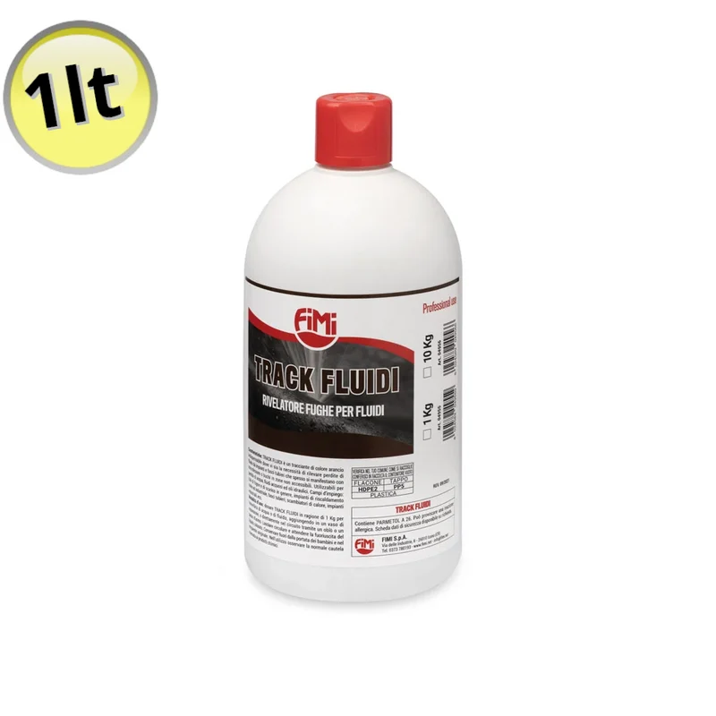 Détecteur de fuites de fluides pour fluides de chauffage et de tuyauterie - Réservoir de 1 litre