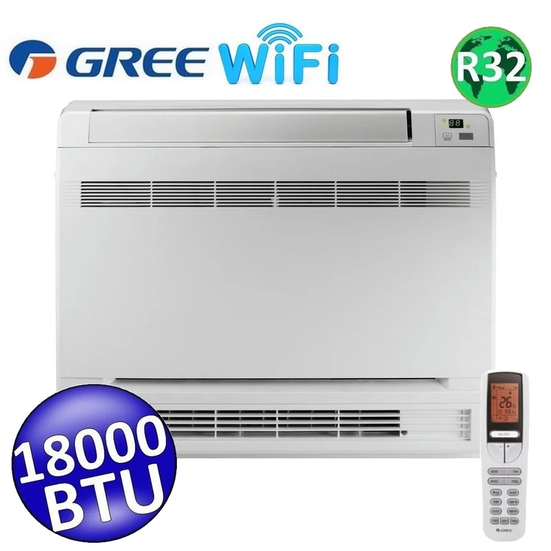 Unité intérieure de plancher console WiFi Gree 18000 R32 pour systèmes simples et multiples (GREE10258)