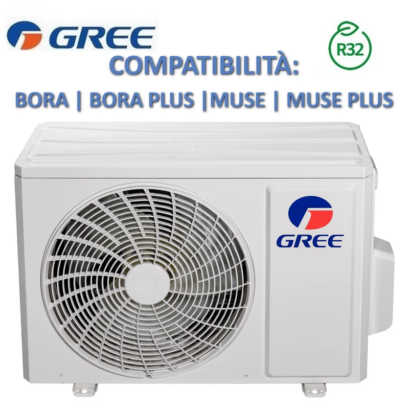 Unité extérieure mono R32 BORA - BORA PLUS - MUSE - MUSE PLUS Gree 12000 Btu 3,5 kW (GREE10160)