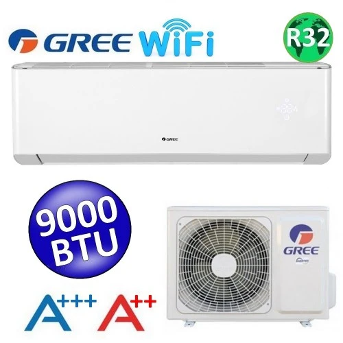 Climatiseur monosplit Gree AMBER PLUS WiFi R32 9000 BTU A+++/A++ avec lampe de stérilisation UVC