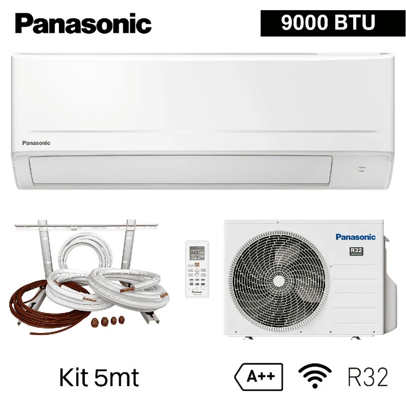 Climatiseur mono-split Panasonic BZ 9 000 BTU R32 A++ avec kit d'installation 5 m