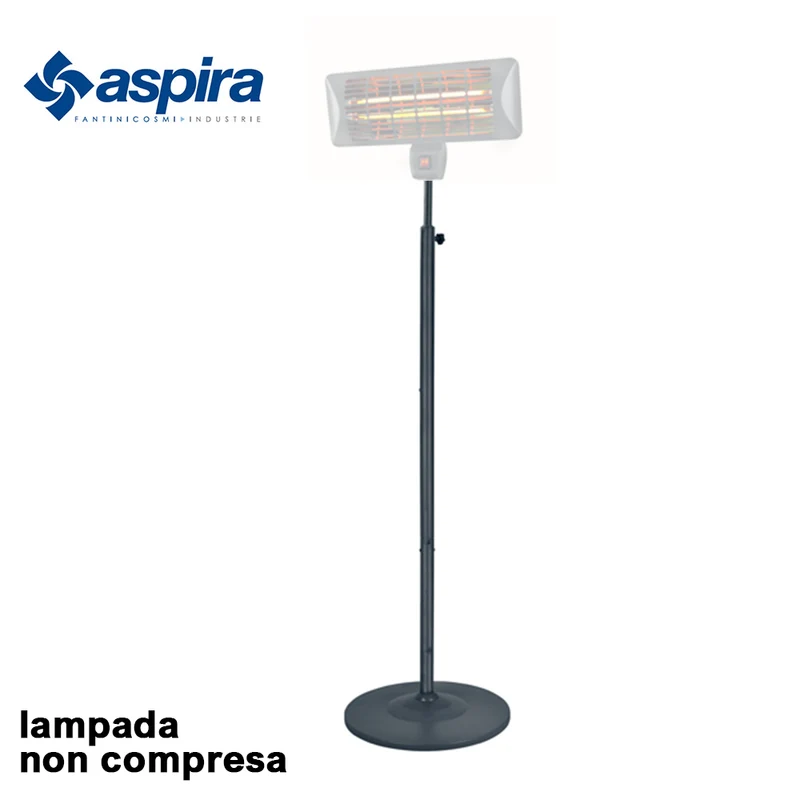 Lampadaire télescopique en acier pour lampe KALOREASY 2