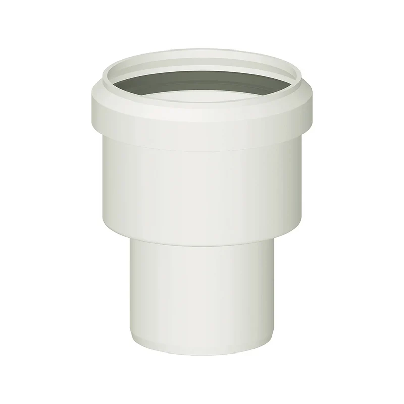 Supplément PPS 60 M x 80 F pour système de conduit de fumée extérieur à simple paroi