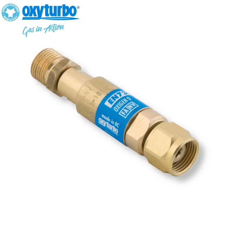 Soupape de sécurité oxygène pour réducteur de pression de gaz 3/8 - Débit 3000 l/h