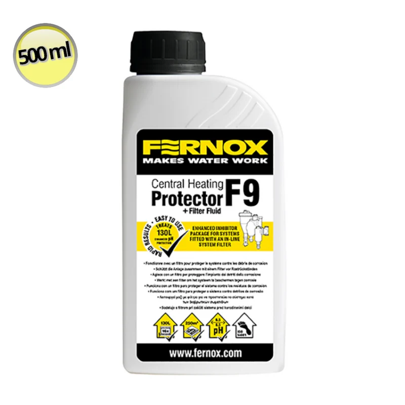 F9 LIQUIDE DE FILTRATION + PROTECTEUR Combinaison d'un nettoyant pour boues et d'un inhibiteur à pH neutre