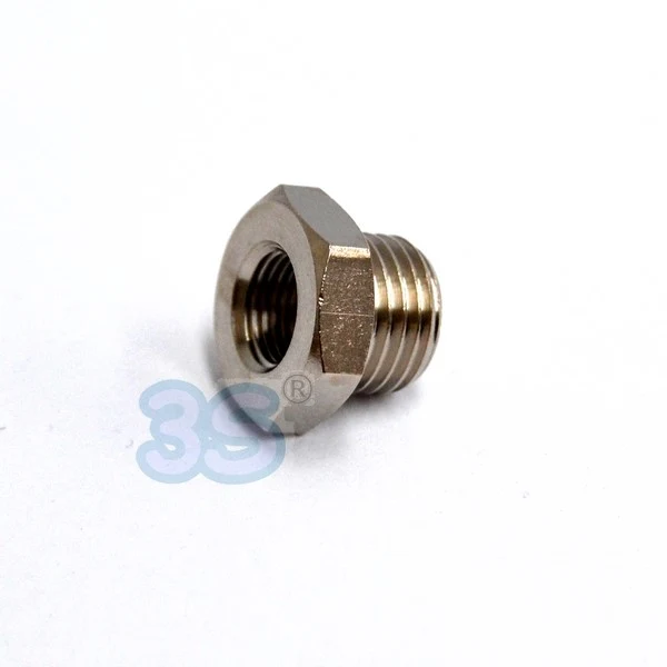 Filetage à gaz mâle 1/8'' réduction femelle x 1/4''