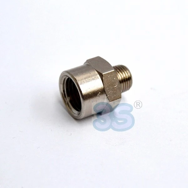 Raccord réduit mâle 1/8'' x femelle 1/4'' pour gaz