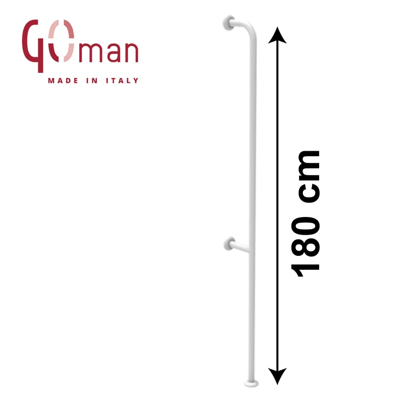 Rambarde verticale de 180 cm avec fixation mur-sol - Goman