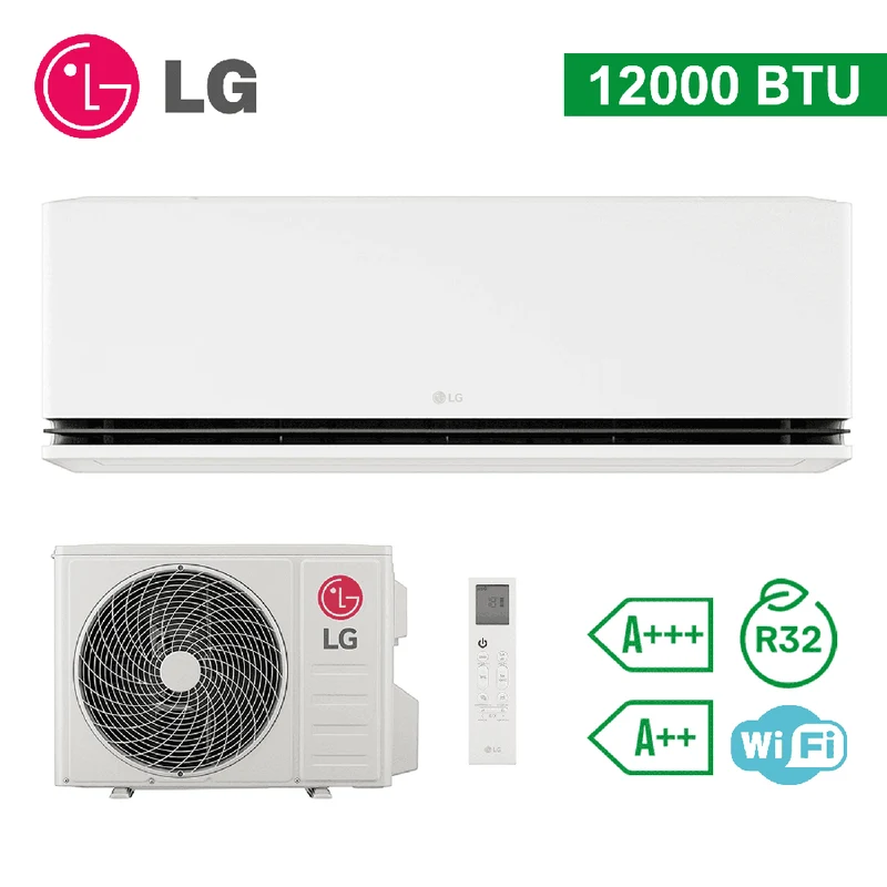 Climatiseur split LG Dualcool DELUXE New WiFi 12000 BTU 3,5 kW A+++ / A++