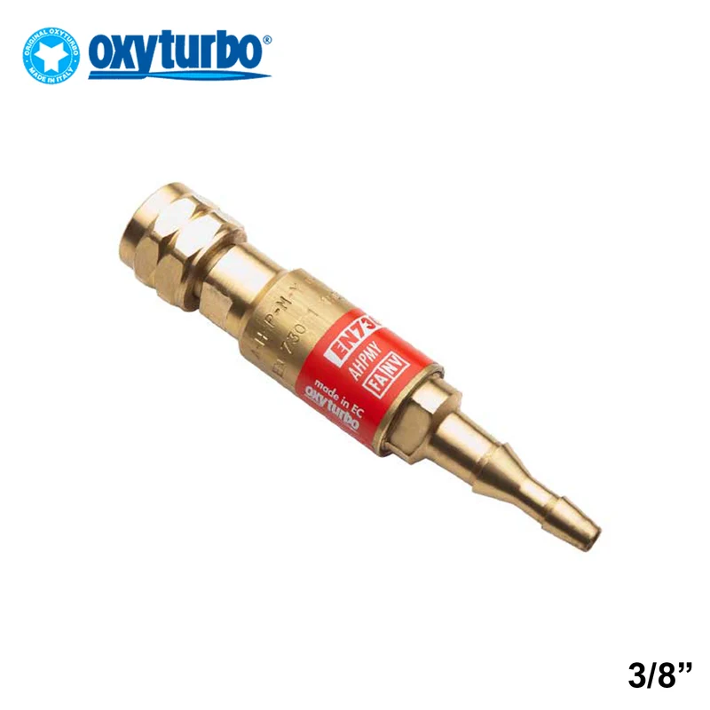 Soupape de sécurité gaz G3/8 SX, raccord de tuyau pour tuyau de Ø 7-11 mm, pour poignée