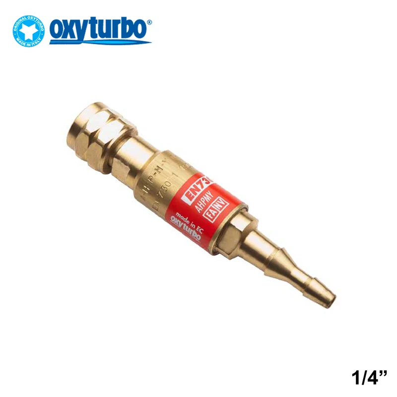 Soupape de sécurité gaz G1/4 SX, raccord de tuyau pour tube Ø 7-11 mm, pour poignée