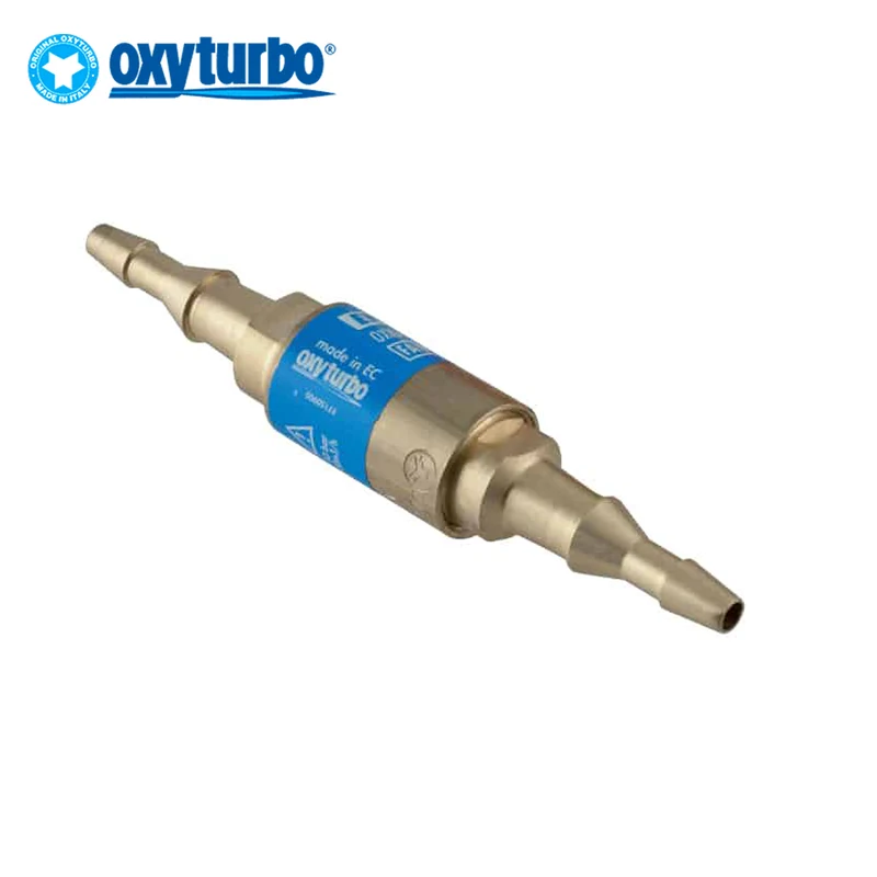 Soupape de sécurité à oxygène avec raccord de tuyau pour tube de Ø 7-11 mm