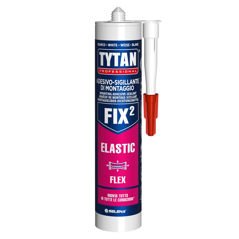 Mastic d'assemblage flexible professionnel en silicone blanc 290 ml