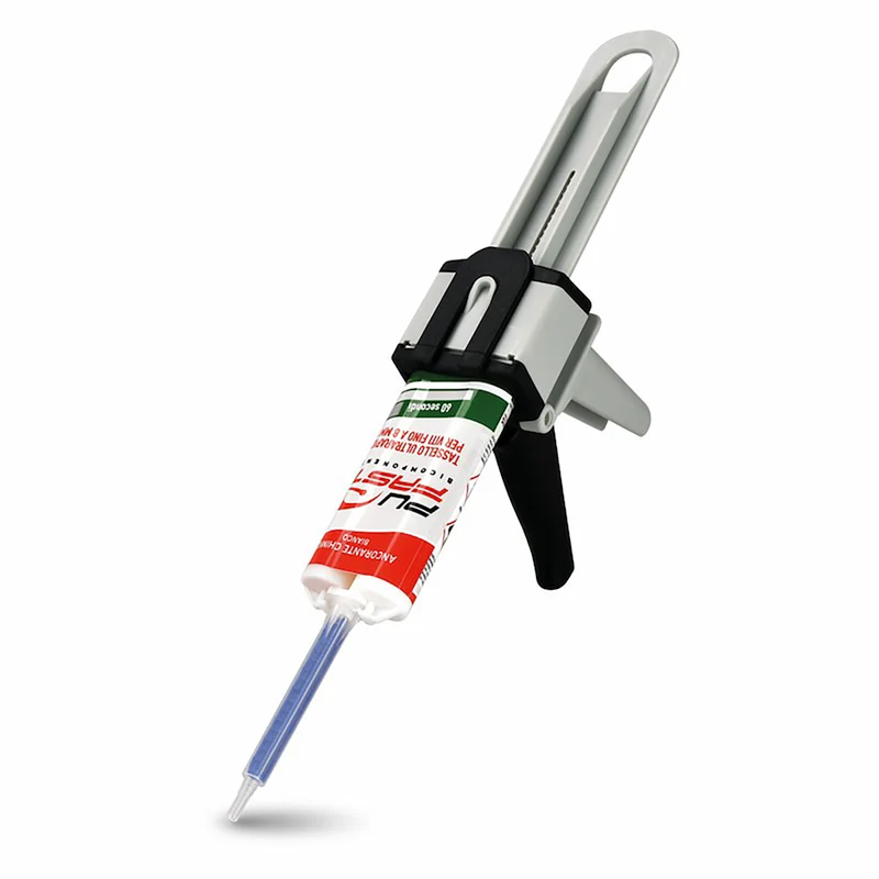 Kit d'ancrage chimique bi-composant PU Fast avec 2 cartouches et 1 pistolet doseur