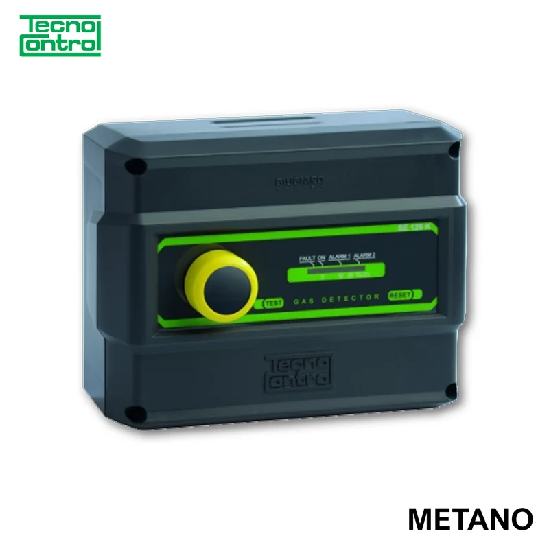 Unité de contrôle 1 zone avec capteur de méthane intégré, sortie 230 V, 3 relais 24 V/1 A SPDT