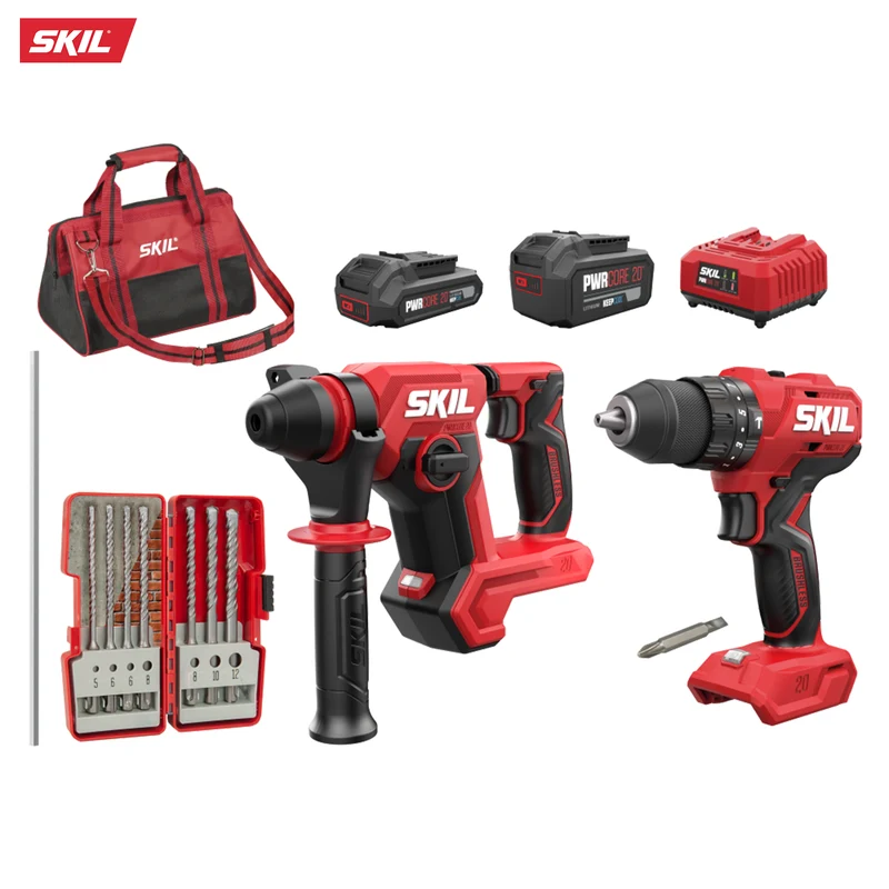 Kit combiné perceuse à percussion sans fil + tournevis SKIL 3362 EA