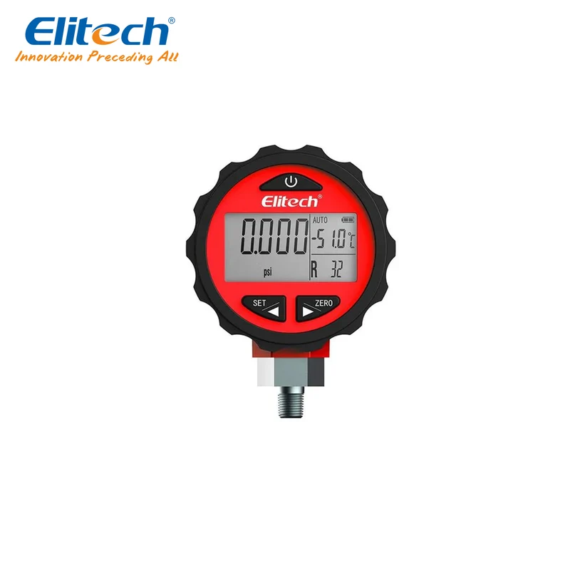 Manomètre numérique haute pression pour gaz réfrigérant Elitech PG-30PRO.R