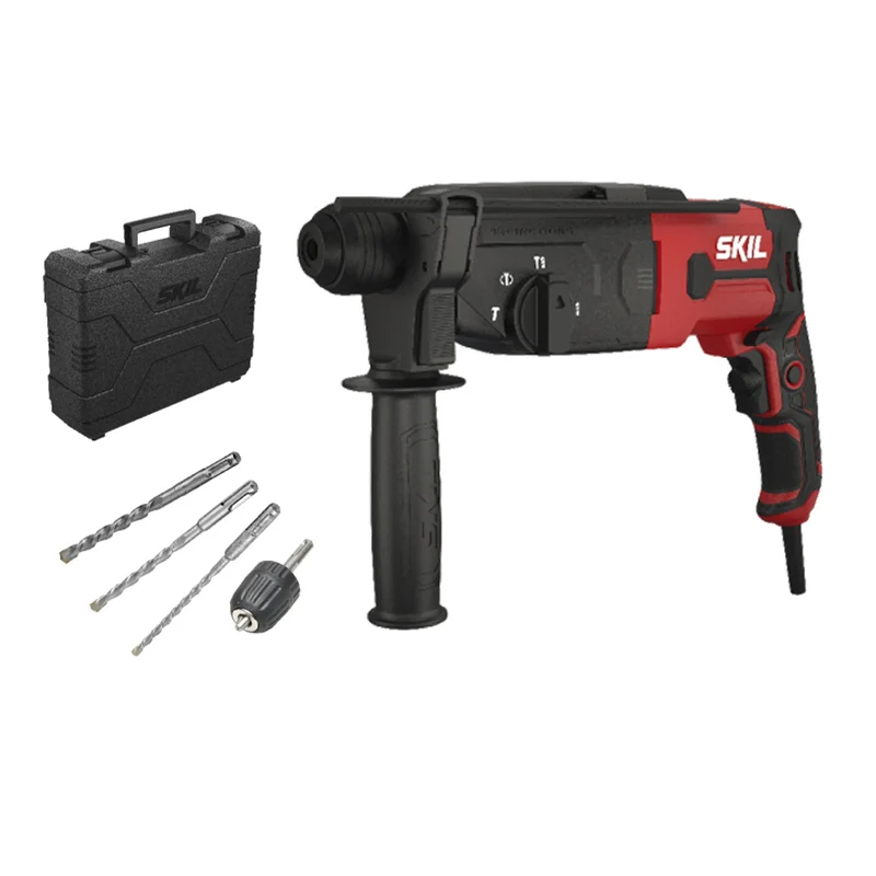 Perceuse à percussion pneumatique Skil 1770 GA 850W avec accessoires