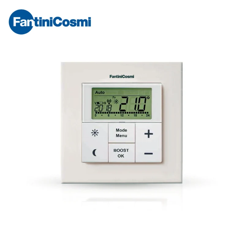 C801 - Chronothermostat hebdomadaire sans fil pour la commande des têtes Fantini Cosmi O81RF
