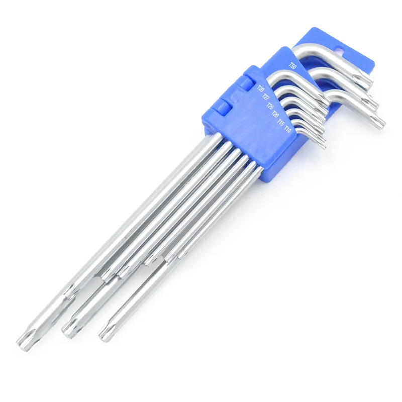 Jeu de 9 clés Allen Torx en chrome vanadium