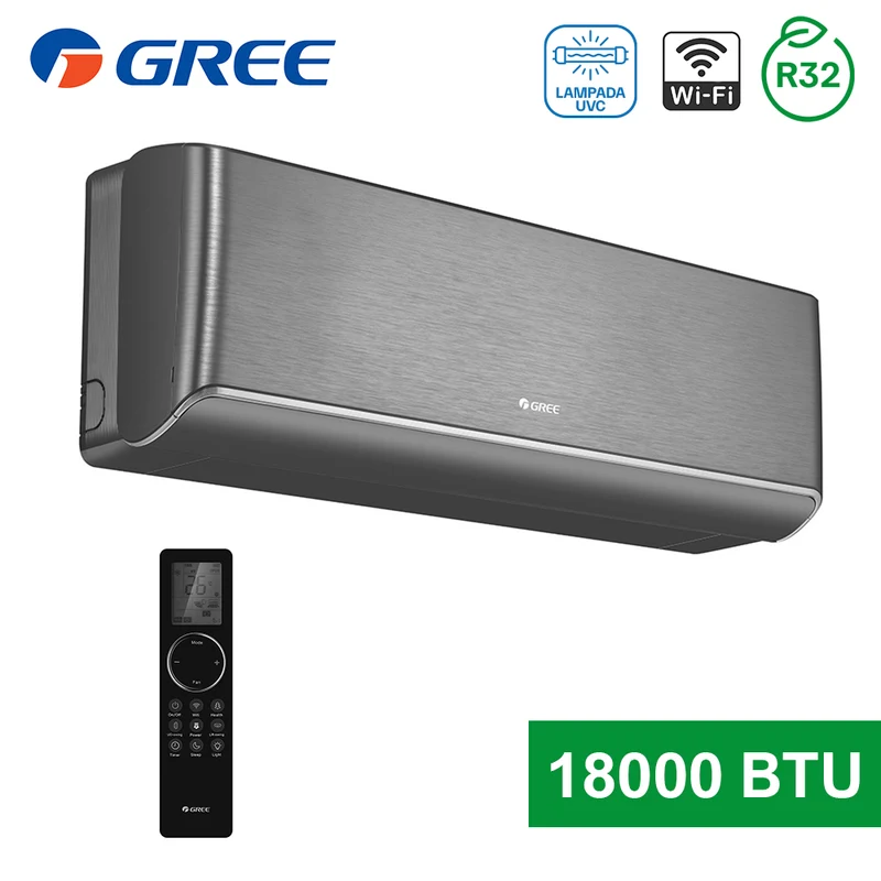 Unité intérieure GREE AIRY BLACK 18 000 BTU 5,0 kW mono/multi