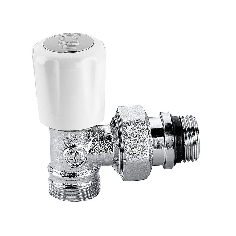 Vanne thermostatique coudée Caleffi 3/8'' pour cuivre et multicouches