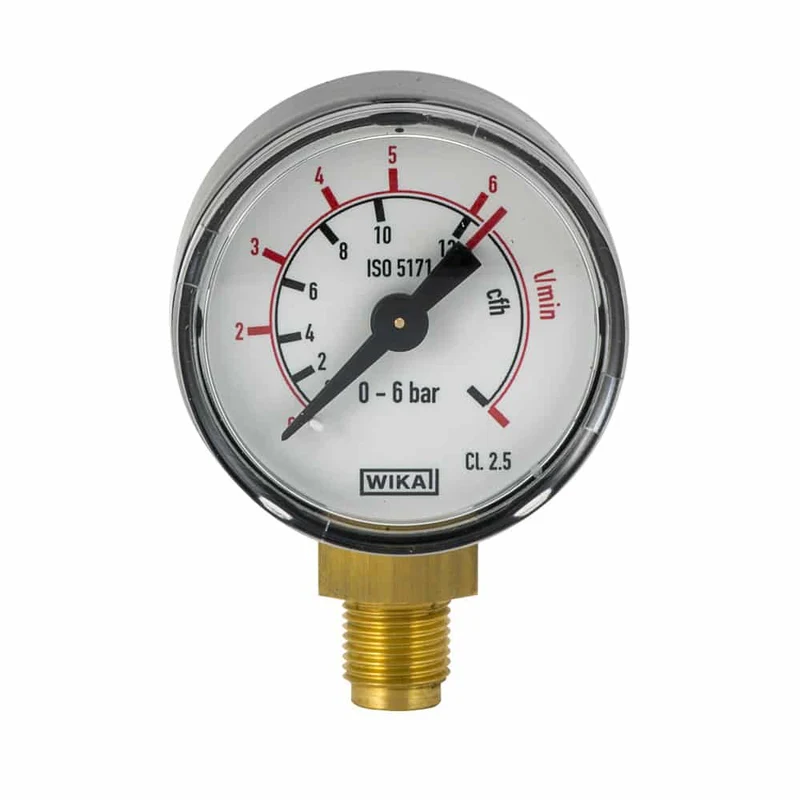 Manomètre basse pression pour propane Ø63 0-6 BAR