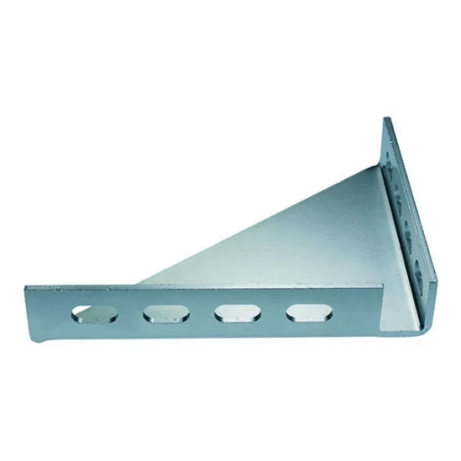 Support de raccordement ouvert à 90°, galvanisé, 200 x 165 x 35 mm